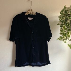 UO Velvet Buttondown